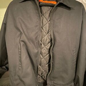 Dickies Black Bomber Jacket Varsity Style